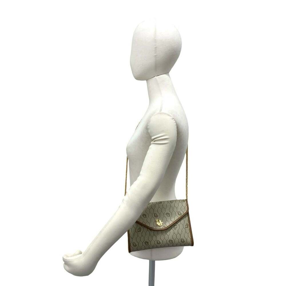 CHRISTIAN DIOR Vintage Cream Leather Shoulder Bag - Picture 2 of 9